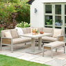 Havana Rectangular Modular Dining Set with Adjustable Table
