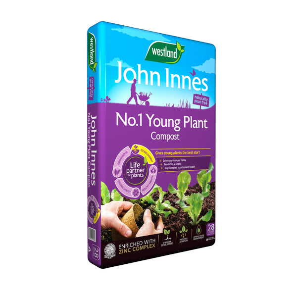 JOHN INNES PEAT FREE NO.1 YOUNG PLANT COMPOST 28L